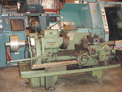 WARNER & SWASEY #5, MODEL 1740, 15" 3-JAW AIR CHUCK, 2 1/2" CAP