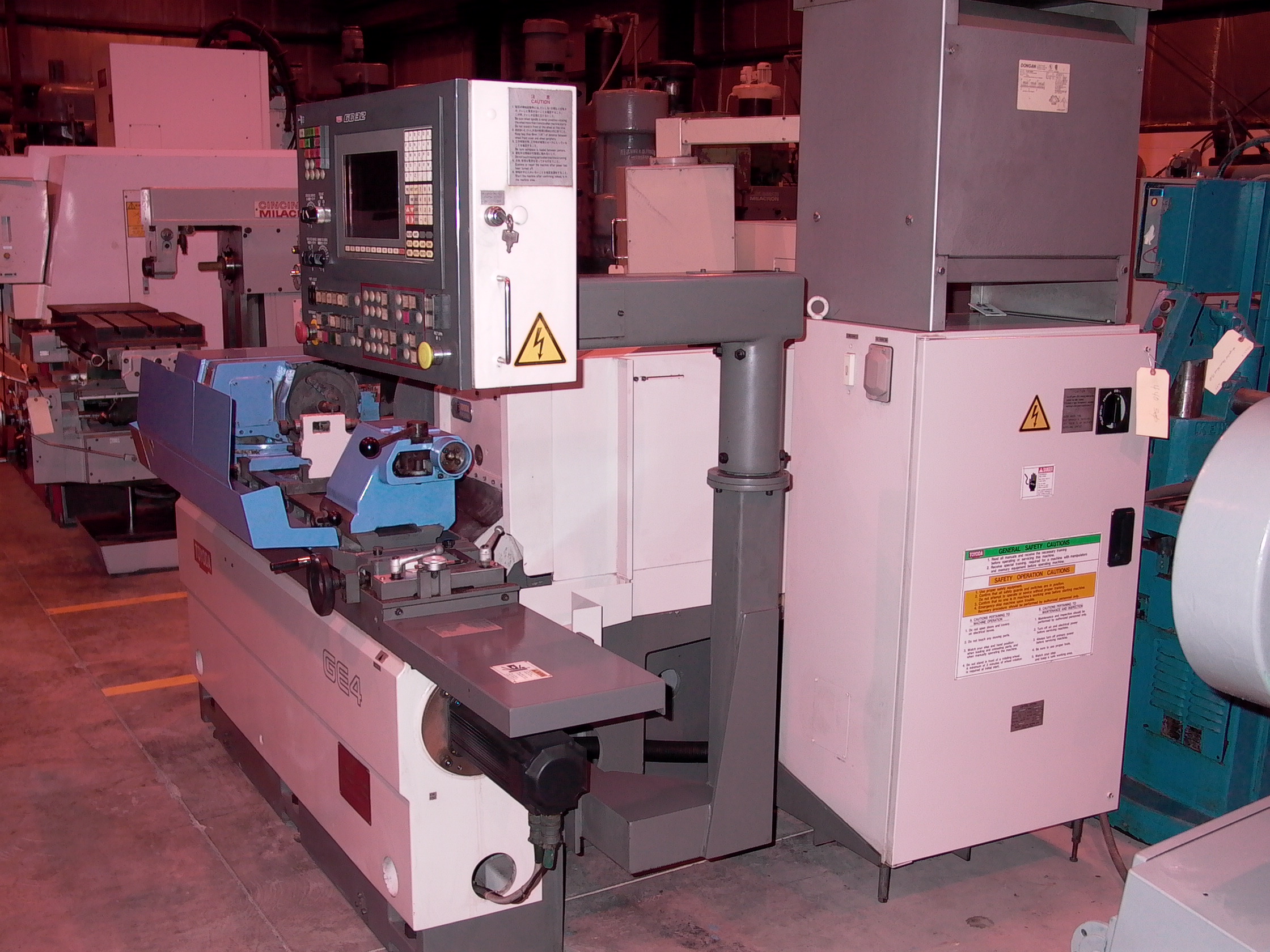  12.6 "X 20" TOYODA, STRAIGHT CNC GRINDER, NEW 1998, GC32 CNC CONTROL, MODEL GE 4P