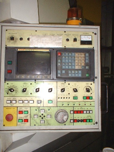 FORTUNE VTURN 46, FANUC OTC, 35" SWING, 68" CENTERS, 1500 RPM 40HP, CHIP, 1999