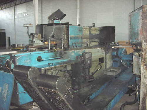 25 TON, 72" STROKE, DETROIT, OILGEAR PUMP, 40 HP, CHIP CONVEYOR