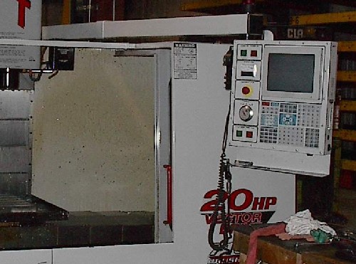 HAAS VF-4, HAAS CNC, 50" x 20" x 25", 7500 RPM, PACKAGE C, COOL THRU, 4TH ROTARY, '98