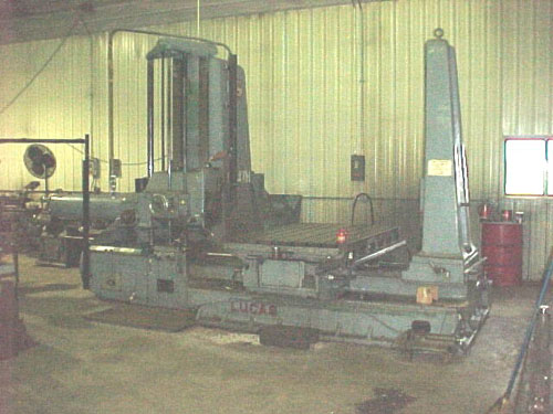 4" LUCAS, NO. 42B660, 1954, 48" X 74" TBL, 60" CUBE, 20 HP, 1200 RPM, DRO