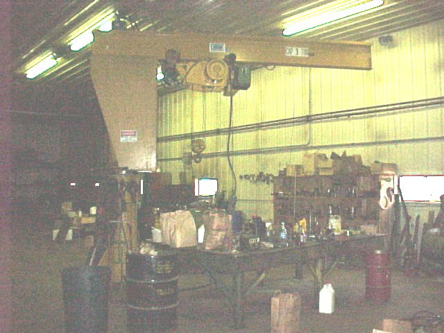 3 TON, SHEPARD NILES, 13' SPAN, 12' UNDER ARM, 3 TON ELEC. CABLE HOIST