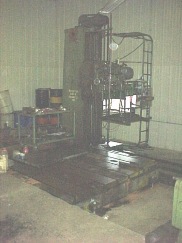 4" GIDDINGS & LEWIS 340F, 72" VERT., 22' HORIZ., 7.5-1500 RPM, 15 HP, 96" X 192" FLOOR PLATE
