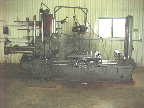 2.75" UNION 5/70, 40" X 32" TBL, X-23", Y-45", HEAD VERT. 28", 3-AXIS DRO, TAILSTOCK