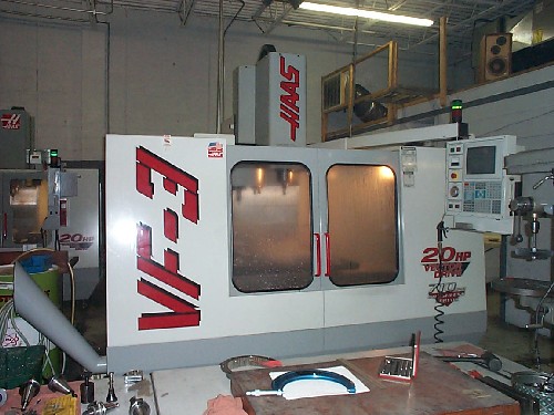 HAAS VF-3, HAAS CNC, 40" x 20" x 25", 7500 RPM CAT 40, PACKAGE C MACHINE, 1999