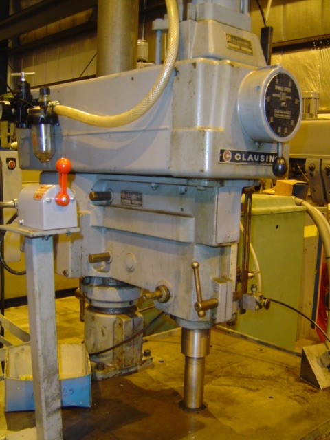 20" CLAUSING #2286-501, 45" X 29" TABLE, #3MT, VARI SPEED AIR-HYDRAULIC FEED, 150-2000 RPM
