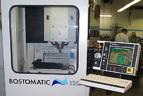 BOSTOMATIC BD-12G, BOSTOMATIC CNC, 15" x 15" x 10", 30K RPM, LOADED, 2001