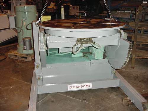 3000 LB. RANSOM MDL 30P-B, ADJUSTABLE HEIGHT, PENDANT CTRL, 1981
