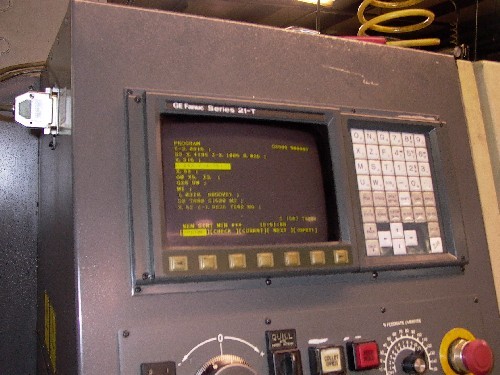 HARDINGE COBRA 65, FANUC 21T, 22" SW, 31" CC, 29.5HP, 4500 RPM, CHIP, 1998