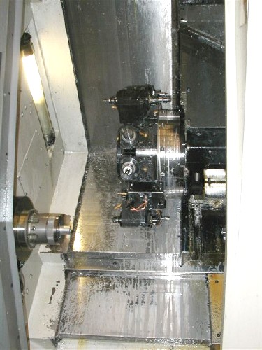 MORI SEIKI SL-150SY, FANUC 18T, 26.7" SWING, 29.5' BETWEEN NOSES, MINT, 1998