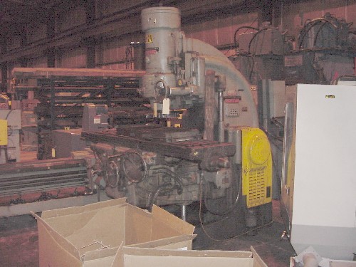 No. 430TF-20, KEARNEY & TRECKER, 19" X 89" TBL, 15-1500 RPM, 45" TBL TRVL, 50 MMT TAPER, 1968