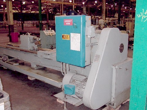 26" X 120" LODGE & SHIPLEY MDL RXE2516,  26-1/2 " SWING, 20" OCS, 18-1000 RPM, 18" 3-JAW CHK, 1968