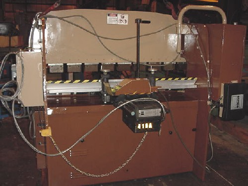 38 TON PROMECAM NO. RG3520, 79" OA, 66" BH, 135 IPM, HURCO AUTOBEND BACKGAUGE, 1983