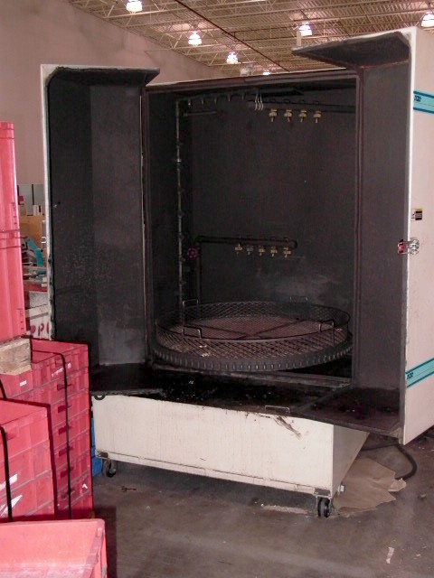 PARTS WASHER, ADF MDL 300, CABINET, WORKING HEIGHT 41", HEATER, OIL SKIMMER