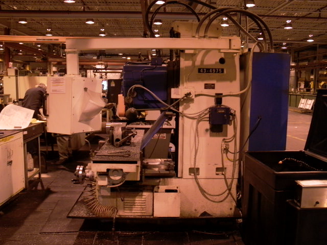 OKK MHA-400, X-34", Y-15", Z (HEAD) 19", 1600 RPM, A/B 9 CNC CTRL, RAPID TRAVERSE