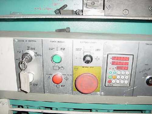 1/4" X 10' ADIRA #GH20630, BLADE LGTH 10'2", 32 SPM FULL LGTH, DIGITAL READOUT & STROKE COUNTER