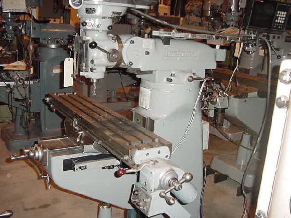 BRIDGEPORT SERIES I, 9" X 48" TABLE, X-32", Y-12", Z-5", 4250 RPM, 2 HP, 1981