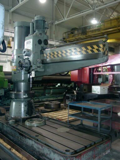 6' x 19" OOYA MDL RE3-2000, #5 MORSE TAPER, 10 HP, 1976, BOX TABLE, TAPPING, 20-2180 RPM