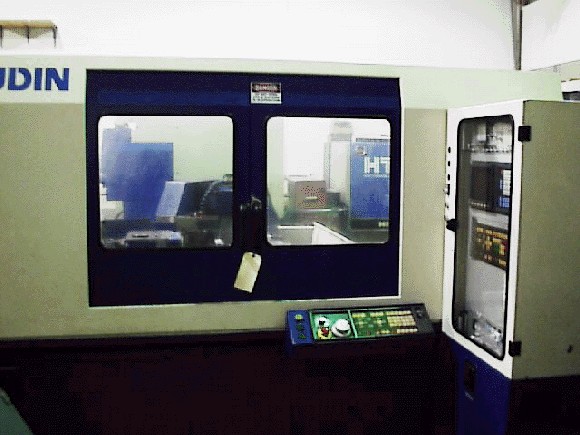4" X 24" TSCHUDIN #PL 72A, 7.5 HP, TABLE TRVL 37", TAPER 5, 20-800 RPM, FANUC CNC CTRL, 1991