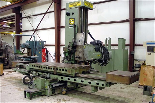 5" GIDDINGS & LEWIS, MDL G50T, 1981, #50 CAT TAPER, 48" X 98" TBL, NEW  MACHINEMATE PC BASED CONTROL
