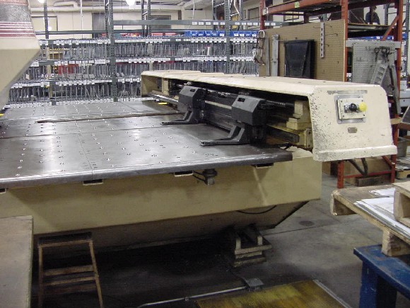 33 TON STRIPPIT FC-1250MH, 50" X 80" TBL, 42 STATIONS, FANUC 0P-C CTRL, 2500 IPM, 550 SPM, 350 HPM