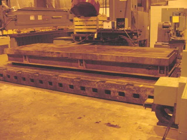8' X 16'4" X 14" FLOOR PLATES, 8 T-SLOTS,