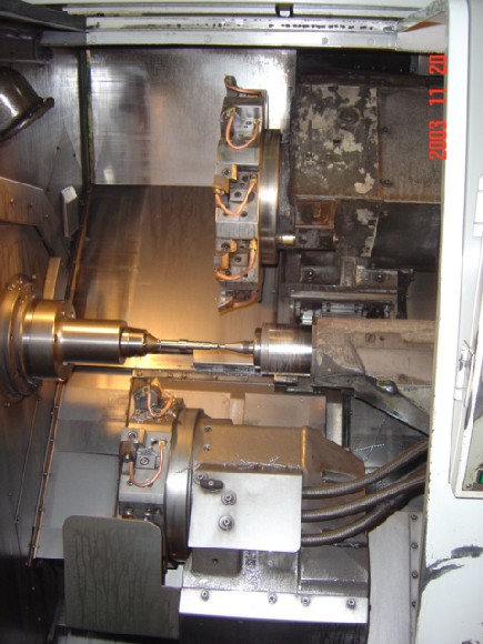 MORI SEIKI ZL-25B, 1995, 25.4" BETWEEN CNTRS, 3500 RPM, 3.1" HOLE, 1995, TAPER #MT3