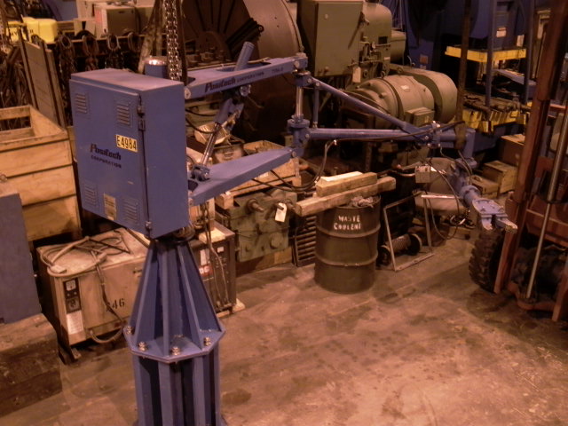 TARUS POSITECH MANIPULATOR, MDL TPA-5, 500 LBS LIFTING CAP., VERT LIFT 55", 112" RADIAL MAX. REACH