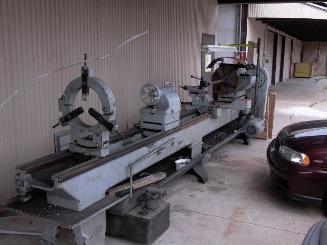 32" X 144" LEBLOND, 3500 RPM, 16'3" BED, 1.5" HOLE,18" 4-JAW & 14" 3-JAW CHK