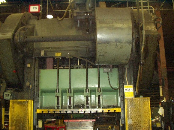 300 TON BLISS, MDL S2-300-84X48, 8" STR., 27 SPM, 22" SH, SLIDE 48" x 84"