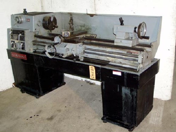 14" x 48" CLAUSING #1501, TAPER #4MT, CROSS SLIDE 8-1/2", 4" SPINDLE NOSE, 8" 3-JAW CHUCK