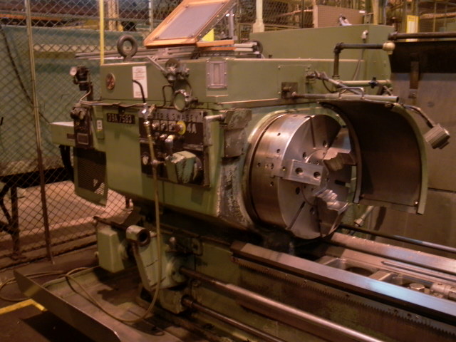 WARNER & SWASEY 4A SQUARE HEAD, 18" 3 JAW CHUCK, 526 RPM, CROSS SLIDE TURRET,  TAPER, NO FRONT TURRET