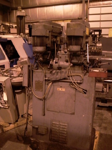 2 SPDL, ALZMETALL #ESV, #4 TAPER, 18" x 43" TBL, 6" FEED, 30" SPDL TO TBL, 19" DIST. BETWEEN SPDLS (ADJ)