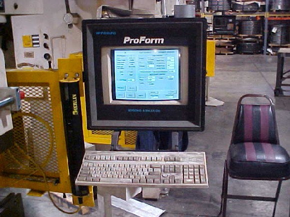60 TON WYSONG #PHP60-96, NEW 1997, 96" OA, 78" BETWEEN, 6 AXIS PROFORM CNC CTRL, CGA GRAPHICS