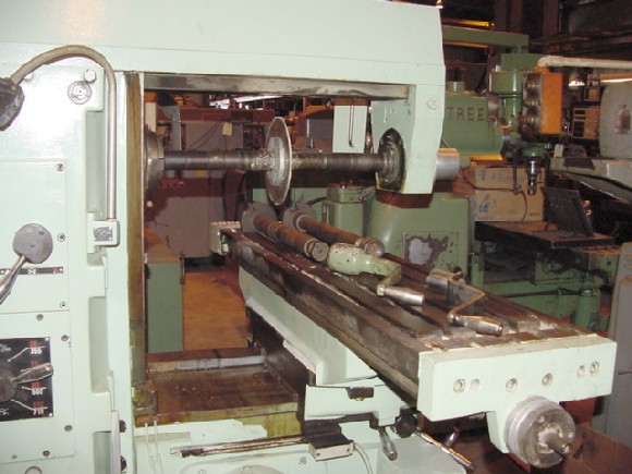 NO. 2 JAFO, MDL FWF-32, 12.5" x 51" TBL W/5 SLOTS, 17" DIST BETWEEN TBL SURFACE