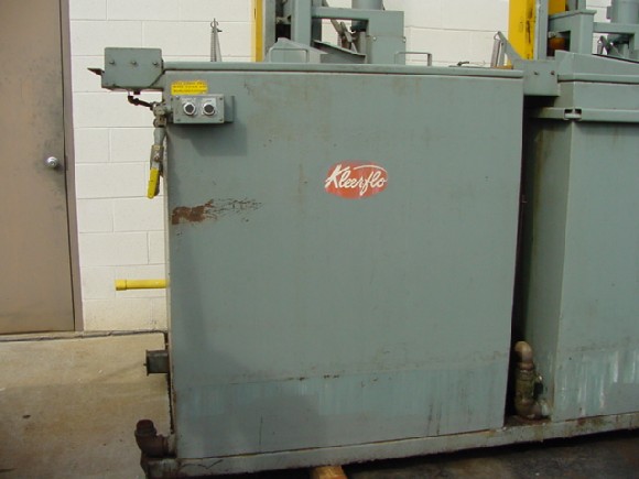 KLEER-FLO POWERMASTER 3 UNIT PARTS WASHER-AUTOMATIC LCEANING SYSTEM, COLD WATER RINSE, RUST PROTECTING DIP