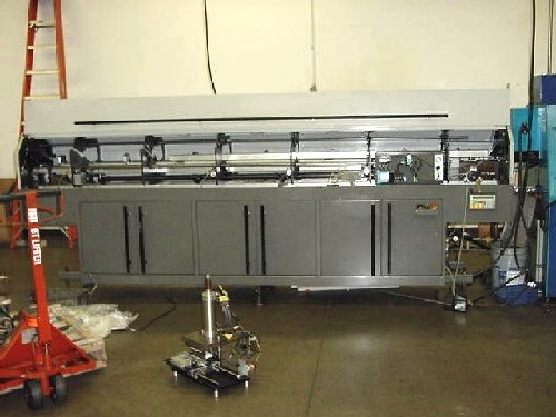 ALPINE CYCLONE 42, MAGAZNE, 1/4" - 1-5/8" BAR CAP., 12' MAX. BAR LENGTH, GE FANUC PLC CTRL, 1999