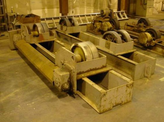 15 TON RANSOME, BPRR, 1975, POWER ROLL & IDLER ROLL, PENDANT