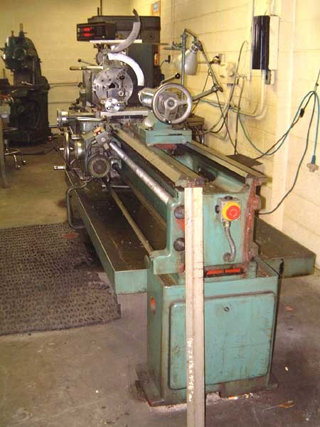 18" x 72" TOS, MDL SN40C, 2.25" HOLE, 2000 RPM, INCH/METRIC, 12" 3-JAW CHK, SARGON 2-AXIS DRO