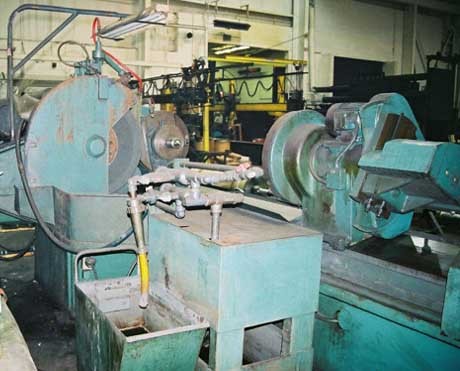 33" x 155" BERKO RTM 425-A, 16" STROKE, 16" CNTRS OVER TBLS, 40" WHEEL