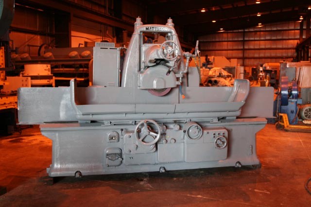 14" x 48" MATTISON, MAG. CHK, OH DRESSER, 3" x 24" WHEEL, POWER MOVEMENT