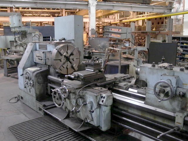 30" x 168" AMERICAN, 21" CROSS SLIDE, 2.5" HOLE, TAPER ATTACH., 2-AXIS ELM DRO, INCH/METRIC THREADING