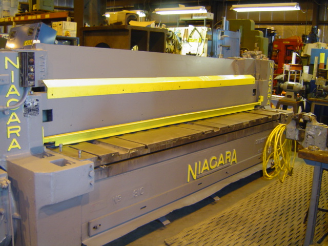 1/4" x 10' NIAGARA MDL 810, MECHANICAL, 24" ROMBG, 10' SQUARING ARM