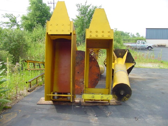 2 TON, 18' SPAN, 12' LIFT, 14' OA HEIGHT, FLUSH MOUNT POST, SWIVEL COLUMN, CHAIN HOIST