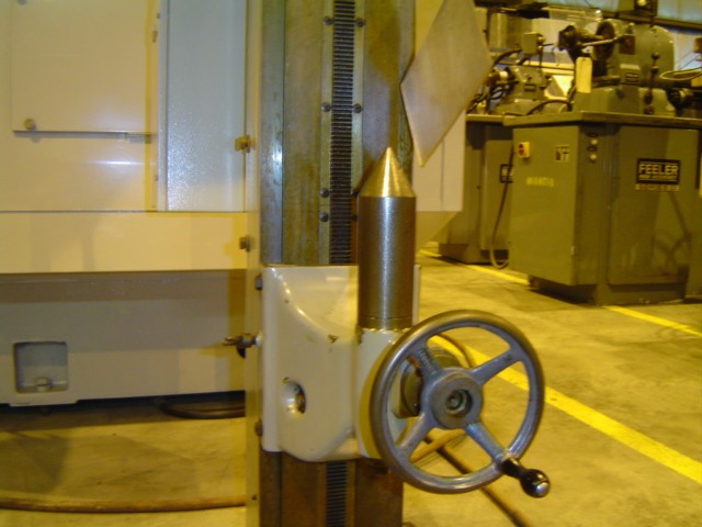 5" x 43" TECHNICA MDL ZSM-150, 2" GROUND CNTR HOLE DIA., 60 DEG. GROUND CNTR HOLE CONE