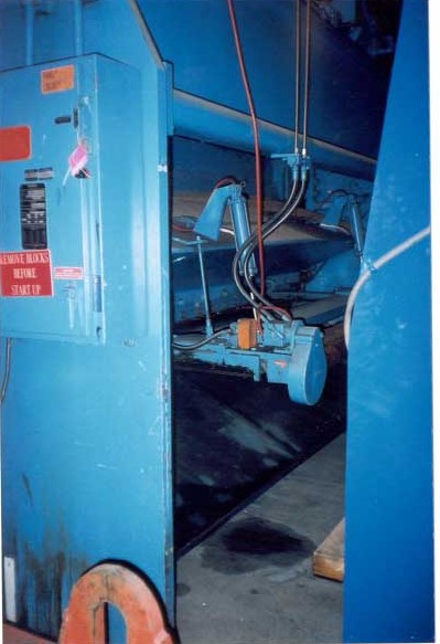 1/4" x 14' PACIFIC, MDL 25-R14, 36" FOPBG W/READOUT & FOOT, 18" GAP, 20 HP, 1971