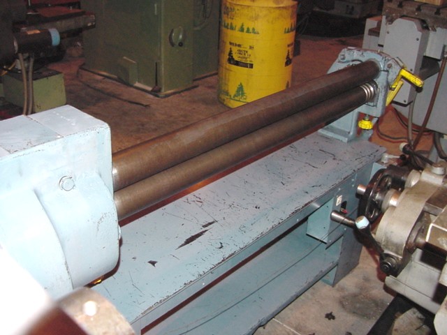 4' x 16 GA. PEXTO, 3" DIA., QUICK RELEASE UPPER ROLL, WIRE GROOVES, FORWARD/REVERSE