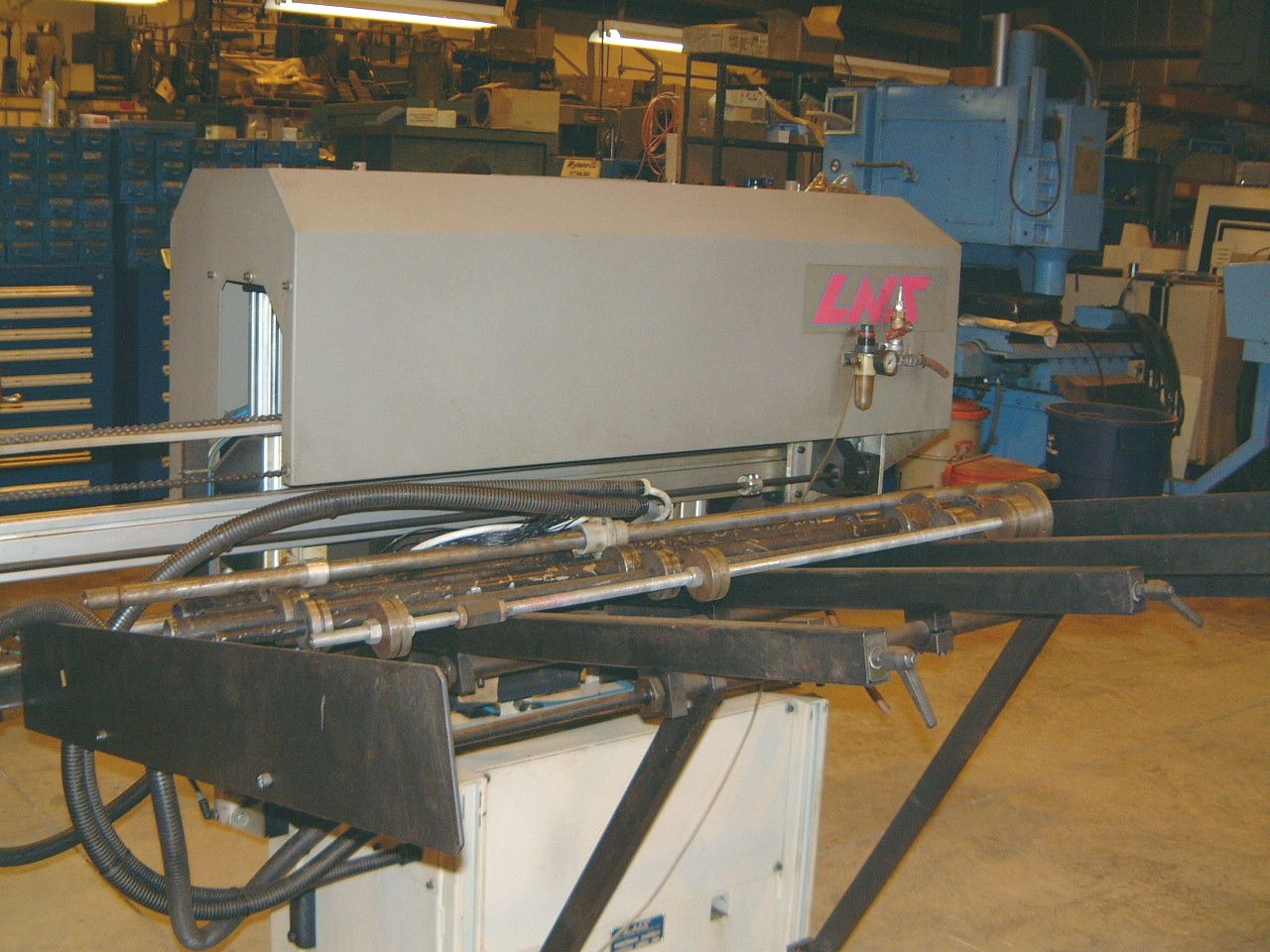 LNS, 59" MAX. & 4-3/4" MIN. BAR LGTH, 156 BARS OF 1/4" DIA. & 12 BARS OF 3-1/8" RACK CAP., 1993