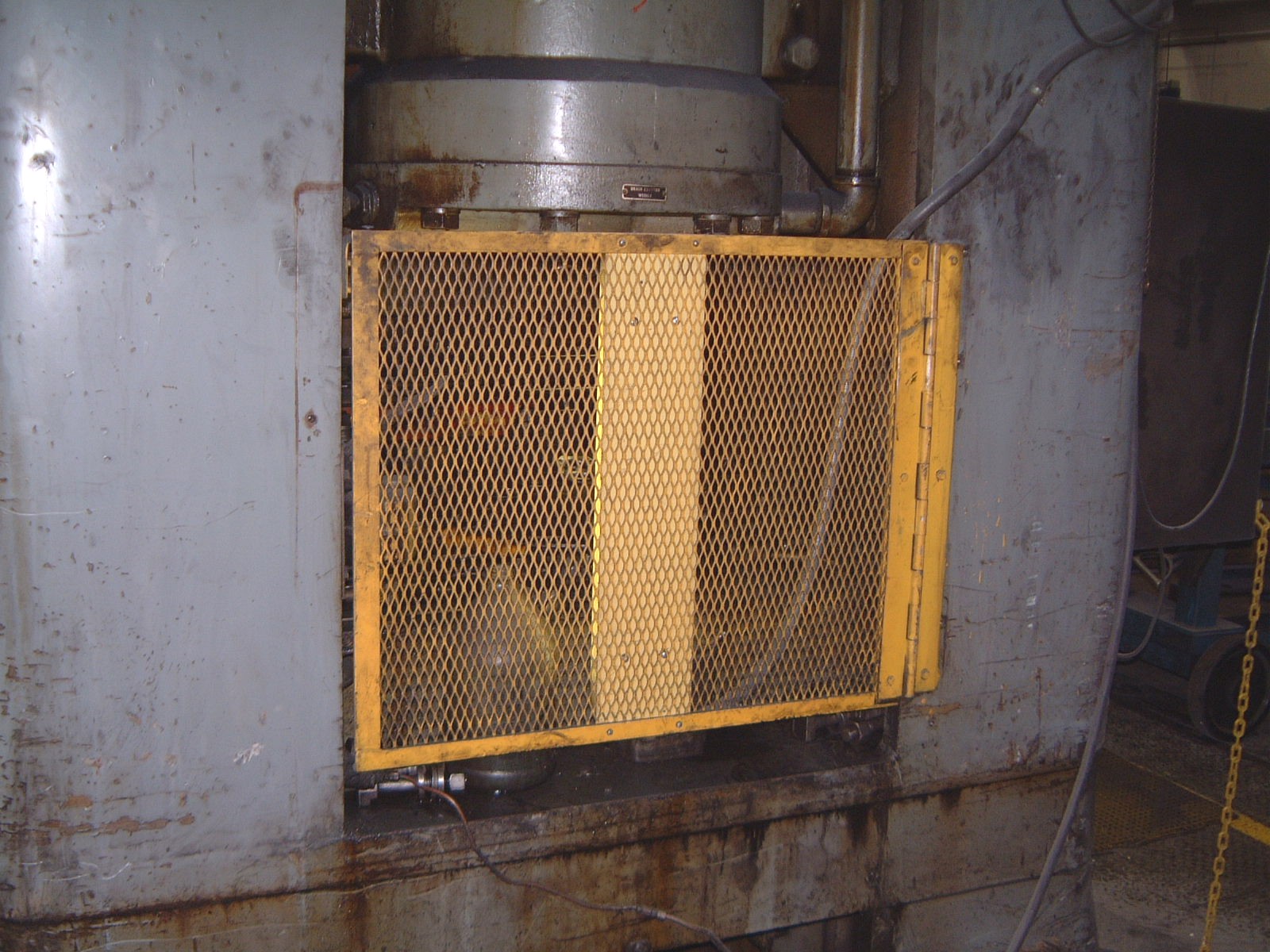800 TON MINSTER #E2-8006042, 8" STR, 60" x 42" B ED, 6" SLIDE ADJ., 35 SPM, BRAKE MONITOR, DUAL PALM BUTTONS